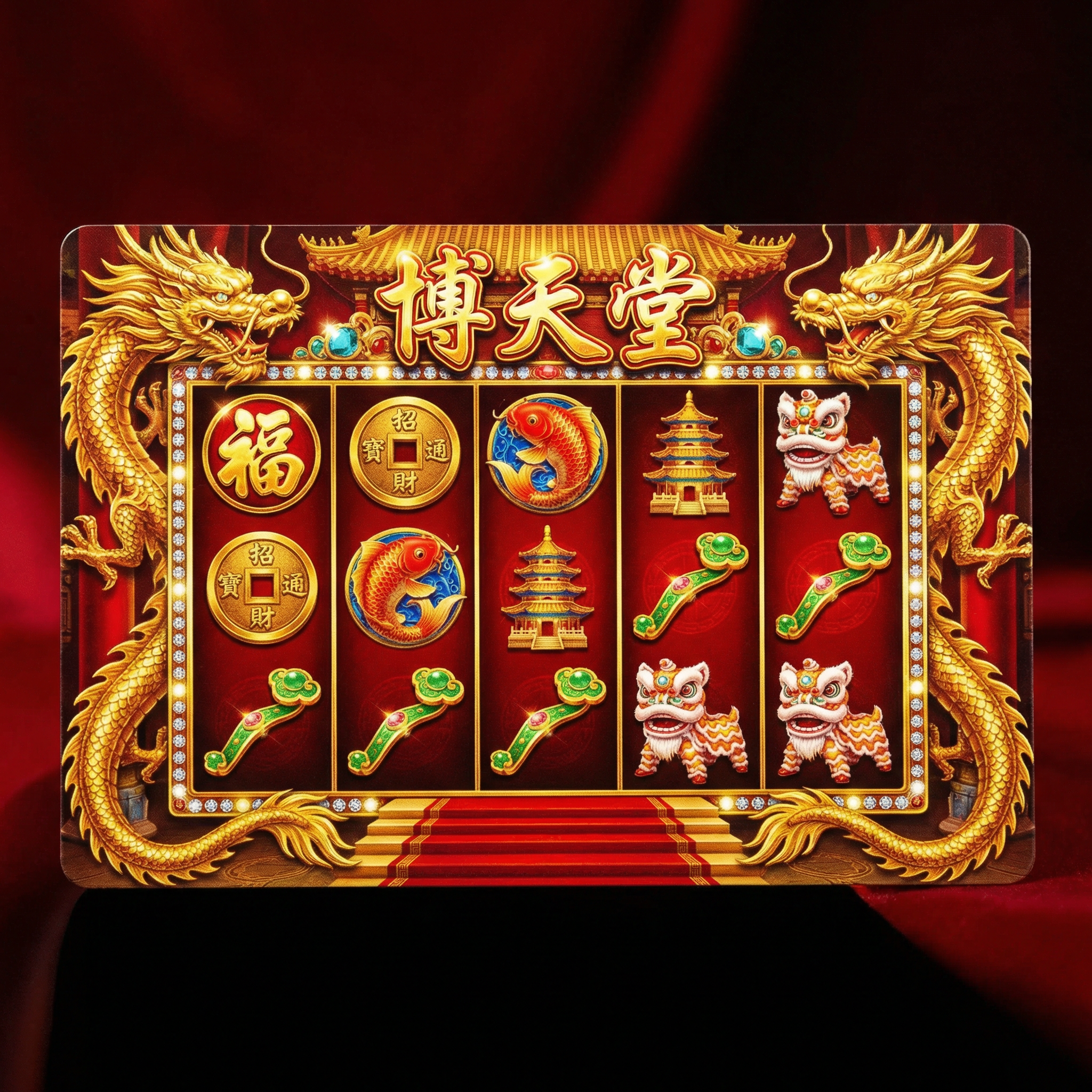 博天堂游戏 - 东方龙宫主题老虎机